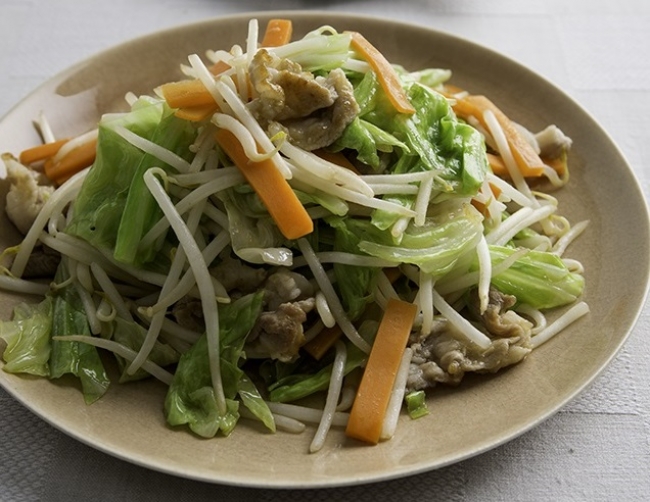 シャキシャキ肉野菜炒め
