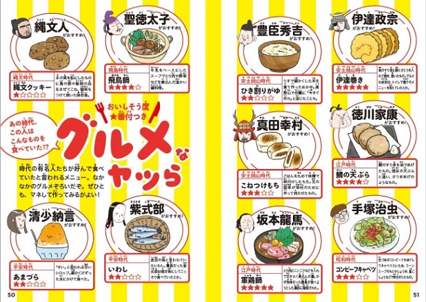 ▲「食いしんぼう、あっぱれ！」思わず言いたくなるグルメコラムもあります。