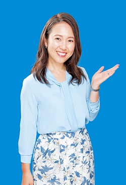 高畑百合子アナウンサー(撮影:平松英明)