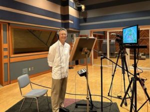 レコーディングに初挑戦する鈴木のりたけさん